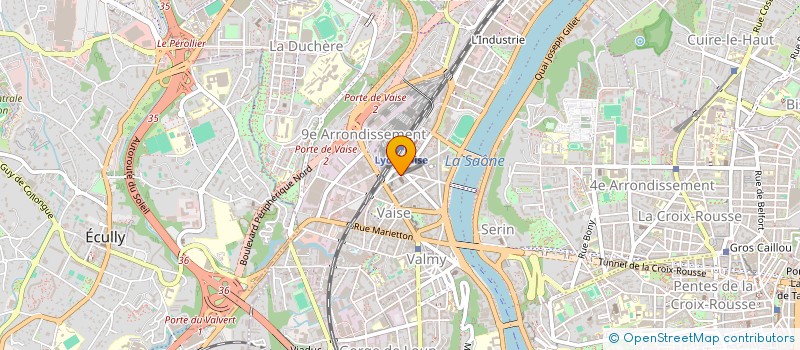 localisation de l'entreprise CAFE DE LA GARE  LYON