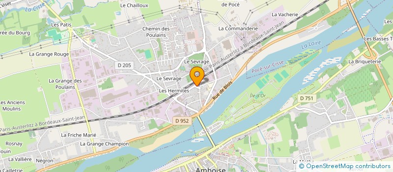 localisation de l'entreprise CAFE DE LA GARE SARL à AMBOISE