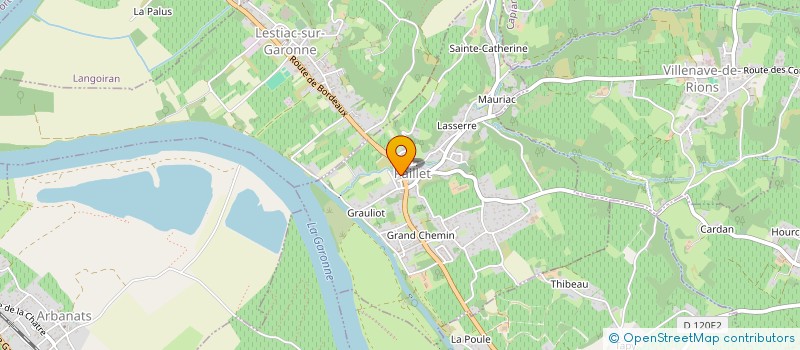 localisation de l'entreprise CAFE DE LA LIBERTE à PAILLET