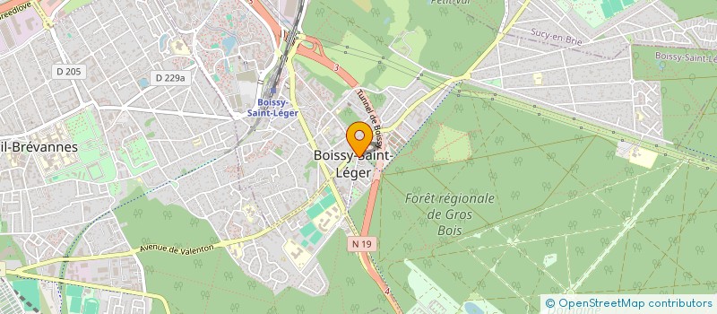 localisation de l'entreprise CAFE DE LA MAIRIE à BOISSY-SAINT-LEGER