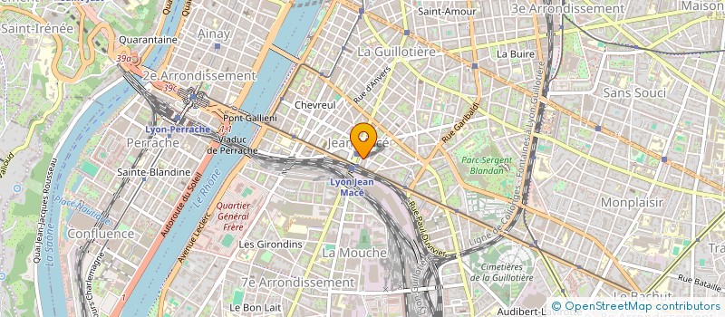 localisation de l'entreprise CAFE DE LA MAIRIE à LYON