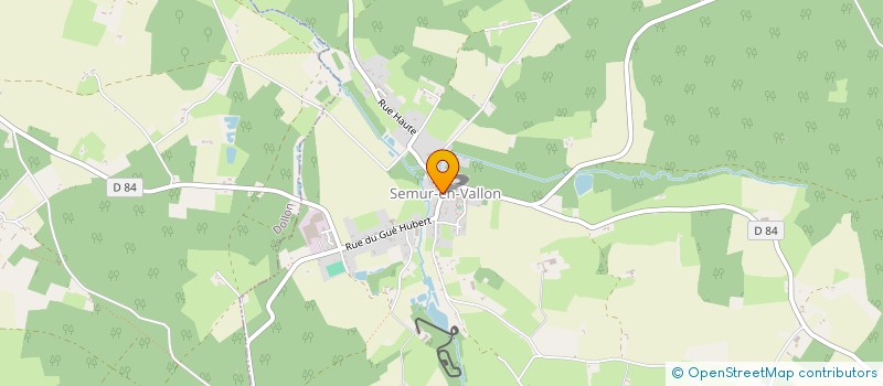 localisation de l'entreprise CAFE DE LA MAIRIE  SEMUR-EN-VALLON