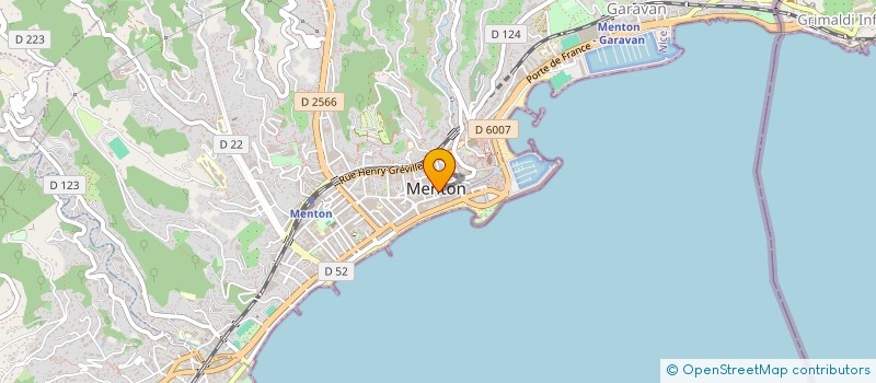 localisation de l'entreprise CAFE DE LA MAIRIE à MENTON