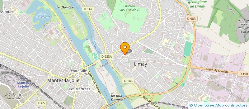 localisation de l'entreprise CAFE DE LA MAIRIE  LIMAY