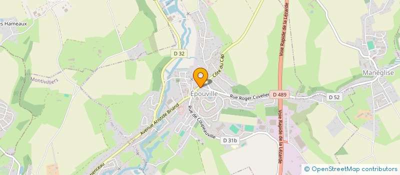 localisation de l'entreprise CAFE DE LA MAIRIE  EPOUVILLE