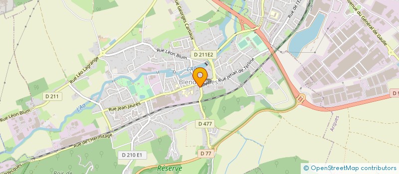 localisation de l'entreprise CAFE DE LA MAIRIE CHEZ DELPHINE  BLENDECQUES