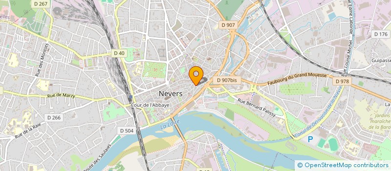 localisation de l'entreprise CAFE DE LA PAIX à NEVERS