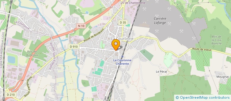 localisation de l'entreprise CAFE DE LA PAIX à LA COURONNE