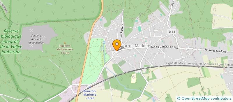 localisation de l'entreprise CAFE DE LA PAIX  BOURRON-MARLOTTE