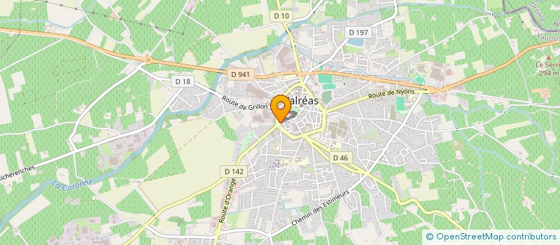 localisation de l'entreprise CAFE DE LA PAIX à VALREAS