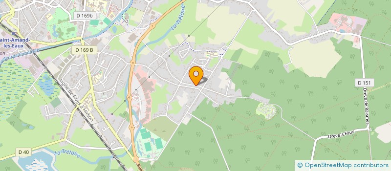 localisation de l'entreprise CAFE DE LA PLACE  SAINT-AMAND-LES-EAUX