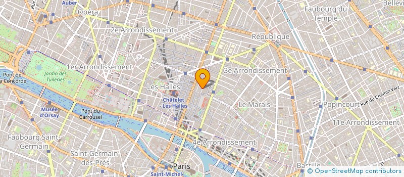 localisation de l'entreprise CAFE DE LA POESIE  PARIS