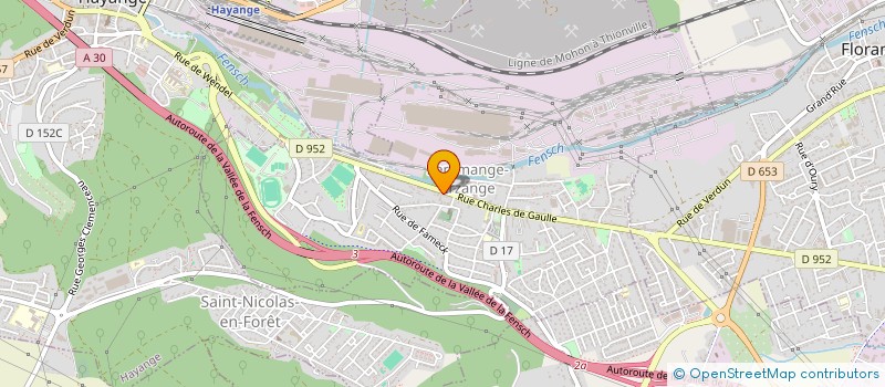 localisation de l'entreprise CAFE DE LA POSTE  SEREMANGE-ERZANGE