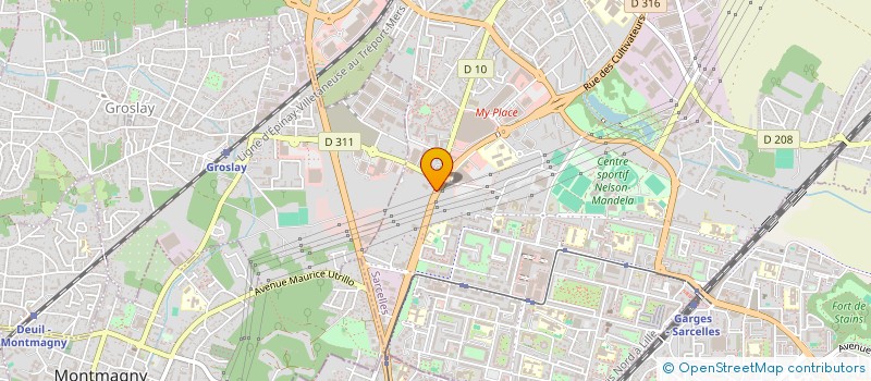 localisation de l'entreprise CAFE DE LA PREFECTURE  SARCELLES