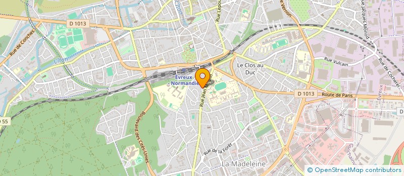 localisation de l'entreprise CAFE DE LA ROTONDE  EVREUX