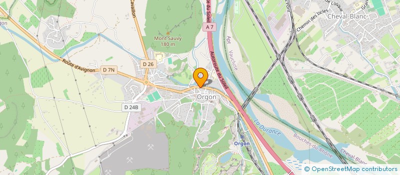 localisation de l'entreprise CAFE DE LA VICTOIRE  ORGON