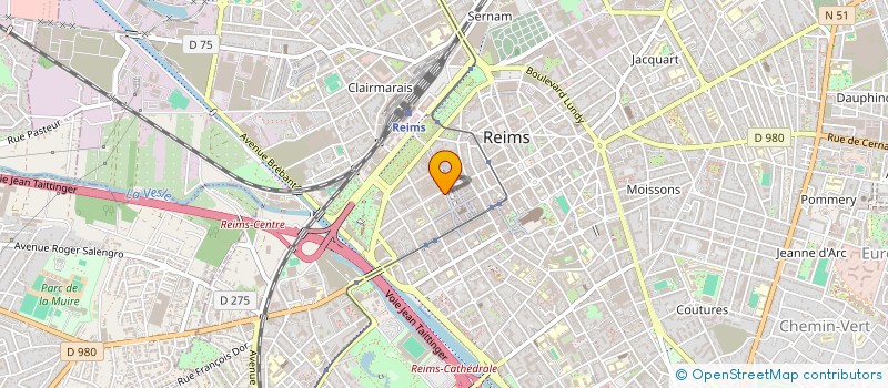 localisation de l'entreprise CAFE DE PARIS  REIMS