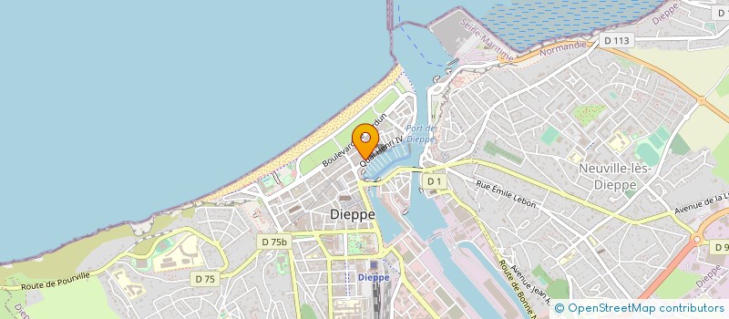 localisation de l'entreprise CAFE DE PARIS à DIEPPE