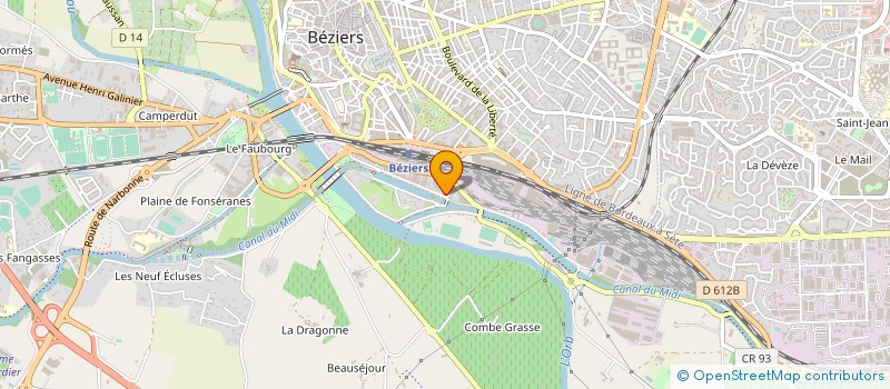 localisation de l'entreprise CAFE DE PLAISANCE à BEZIERS