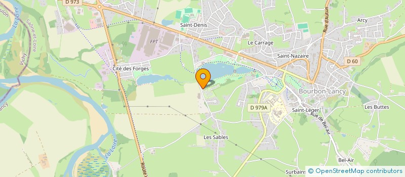 localisation de l'entreprise CAFE DEL MAR  BOURBON-LANCY