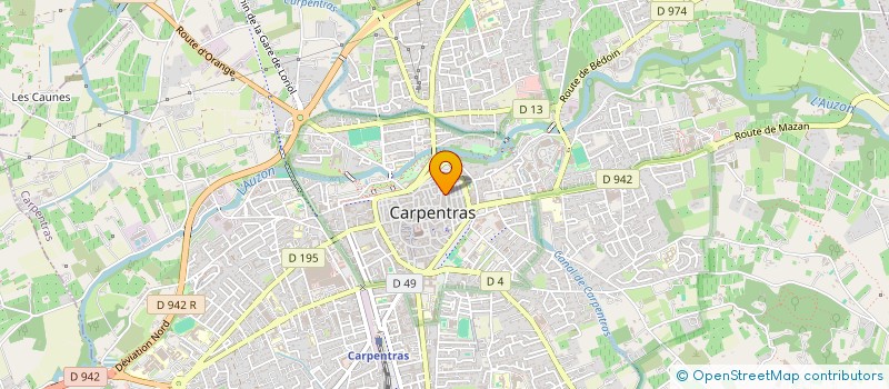 localisation de l'entreprise CAFE DES AMIS  CARPENTRAS