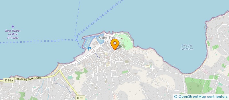 localisation de l'entreprise CAFE DES ARTS 2021 à SAINT-TROPEZ