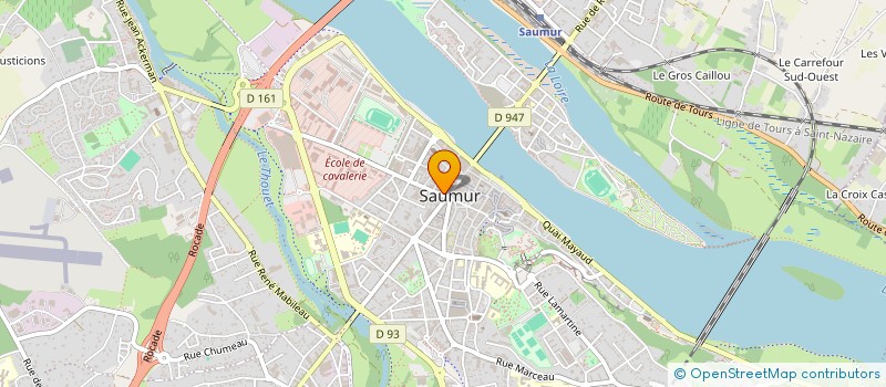 localisation de l'entreprise CAFE DES ARTS  SAUMUR