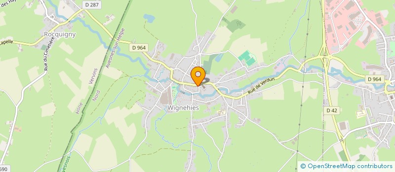 localisation de l'entreprise CAFE DES CARS  WIGNEHIES