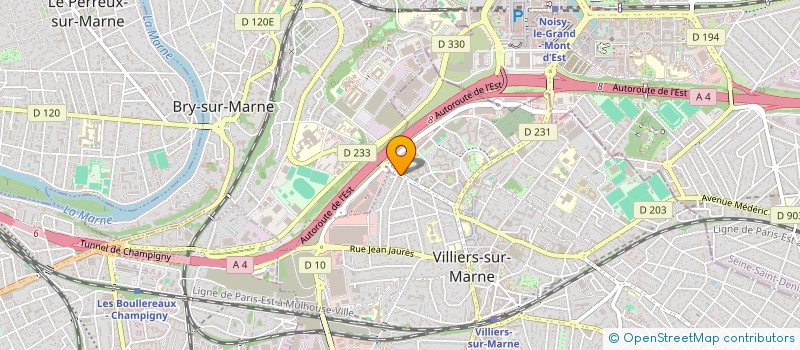 localisation de l'entreprise CAFE DES CHASSEURS  VILLIERS-SUR-MARNE