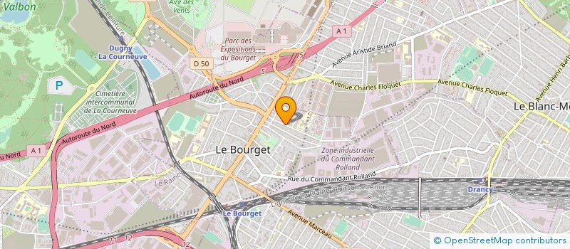 localisation de l'entreprise CAFE DES ECOLIERS à LE BOURGET
