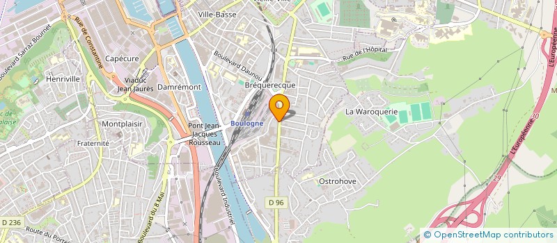 localisation de l'entreprise CAFE DES ENFANTS MARELLE ET RICOCHET à BOULOGNE-SUR-MER