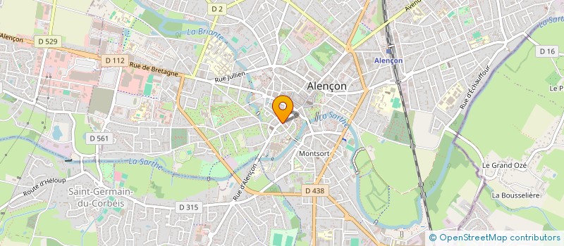 localisation de l'entreprise CAFE DES ETAUX à ALENCON