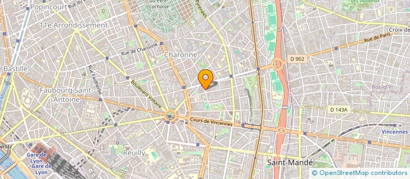 localisation de l'entreprise CAFE DES ETOILES  PARIS