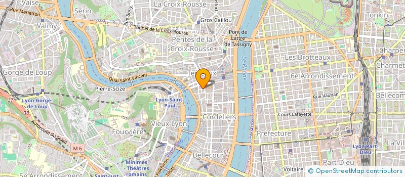 localisation de l'entreprise CAFE DES FEDERATIONS à LYON