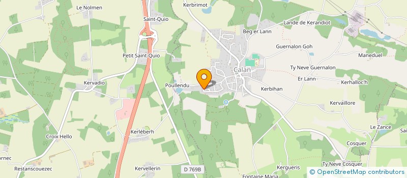 localisation de l'entreprise CAFE DES PATIENTS YEC'HED MAT  CALAN