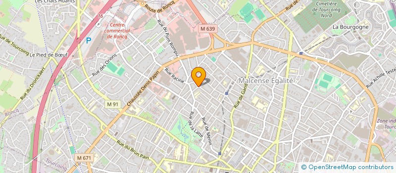 localisation de l'entreprise CAFE DES PHALEMPINS  TOURCOING