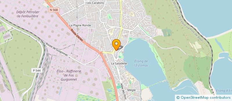 localisation de l'entreprise CAFE DES SOURCES  FOS-SUR-MER