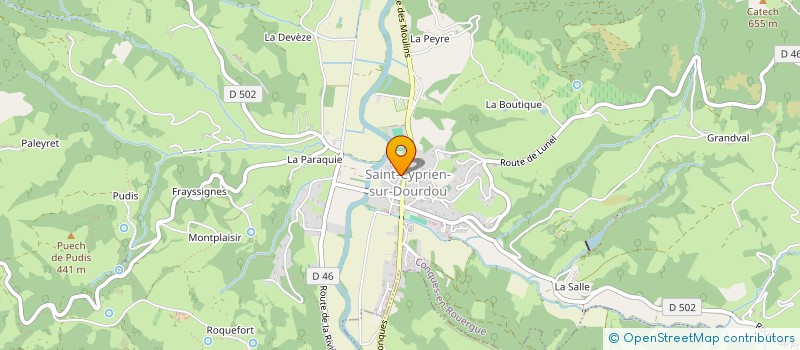 localisation de l'entreprise CAFE DES SPORTS 147 à CONQUES-EN-ROUERGUE