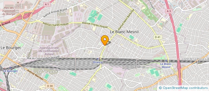 localisation de l'entreprise CAFE DES SPORTS  DRANCY