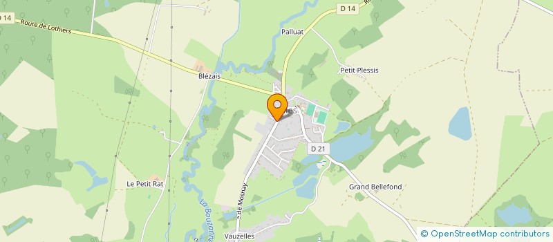 localisation de l'entreprise CAFE DES SPORTS à VELLES