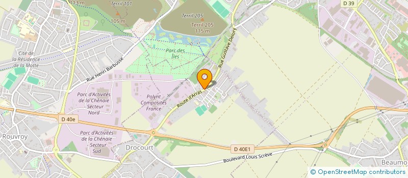 localisation de l'entreprise CAFE DES SUPPORTERS  DROCOURT