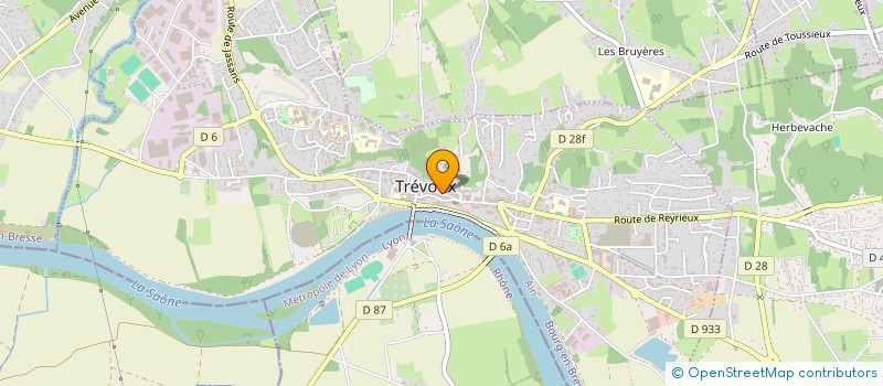 localisation de l'entreprise CAFE DU BON COIN à TREVOUX