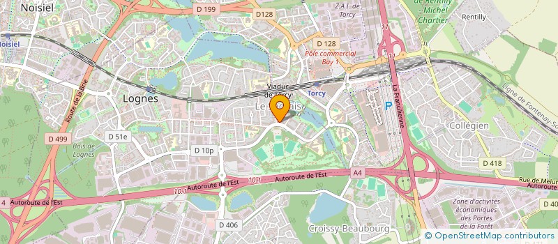 localisation de l'entreprise CAFE DU BONHEUR à LOGNES