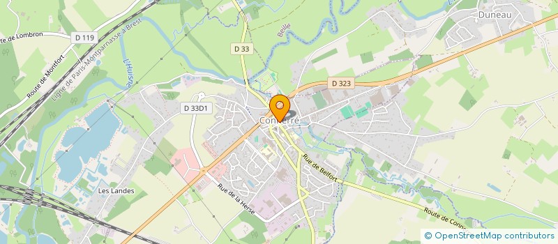 localisation de l'entreprise CAFE DU CENTRE  CONNERRE