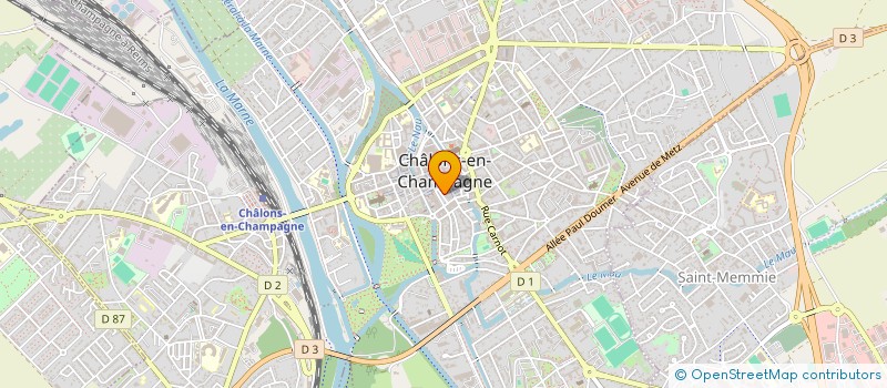 localisation de l'entreprise CAFE DU CENTRE  CHALONS-EN-CHAMPAGNE