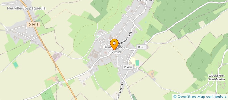 localisation de l'entreprise CAFE DU CENTRE DE BEAUCAMPS  BEAUCAMPS-LE-VIEUX