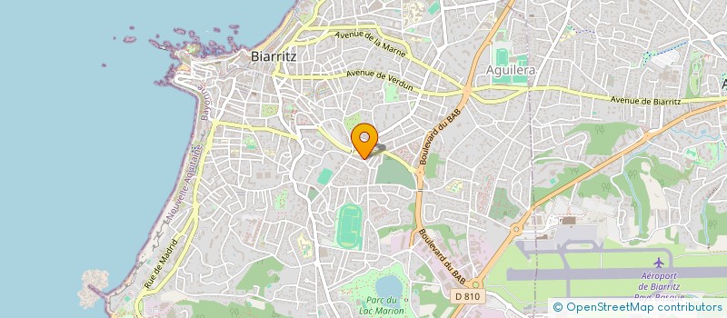 localisation de l'entreprise CAFE DU CENTRE LUZIEN à BIARRITZ