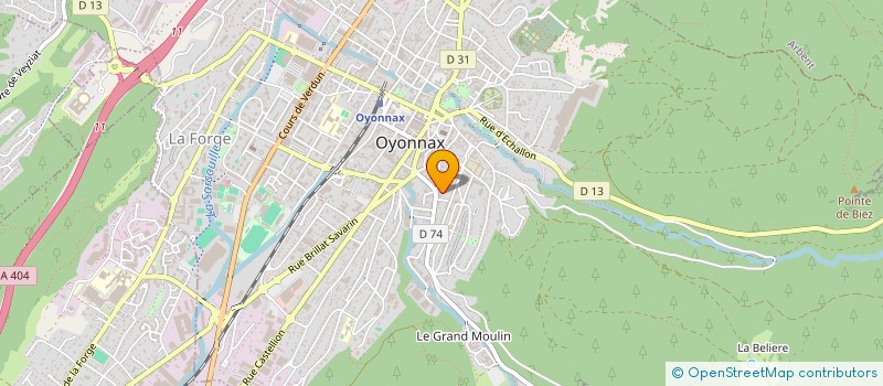 localisation de l'entreprise CAFE DU CHATEAU à OYONNAX