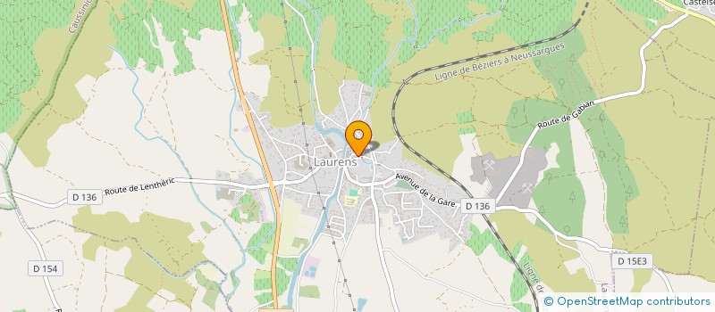 localisation de l'entreprise CAFE DU COMMERCE  AUTIGNAC