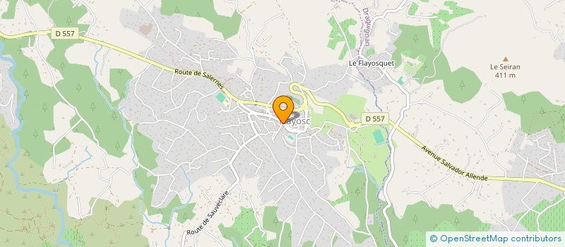 localisation de l'entreprise CAFE DU COMMERCE  FLAYOSC